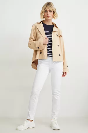 C&A Dames Chino's - Chino-mid waist, , Maat: 34