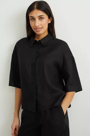 C&A Dames Blouses - Linnen blouse, , Maat: 34