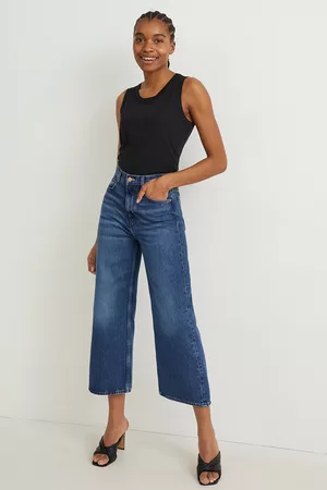 C&A Dames High waisted - Loose fit jeans-high waist, , Maat: 34