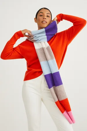 Louis Vuitton, veelkleurige XL sjaal. - Unique Designer Pieces