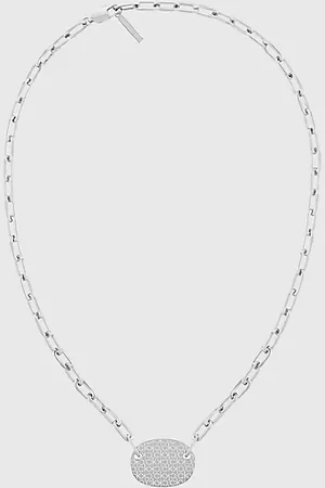 Calvin Klein Ovale hanger monogram ketting