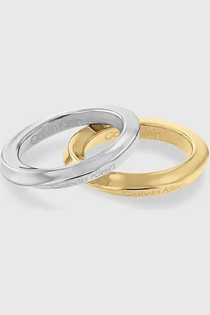 Calvin Klein Gedraaide 2-delige ringset