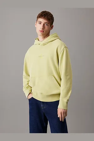 Calvin Klein Relaxed hoodie van gewassen katoen
