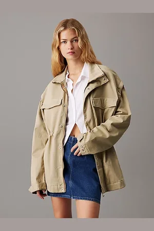 Calvin Klein Unisex 2-in-1 jack van twillkatoen