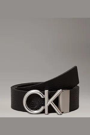 Calvin Klein Leather Logo Belt - - - Men - 85 cm