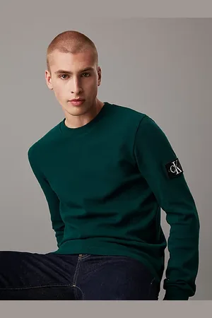 Calvin Klein Slim wafel-T-shirt met lange mouwen