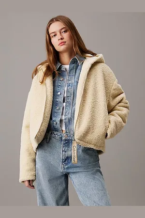 Calvin Klein Relaxed sherpa gewatteerd jack