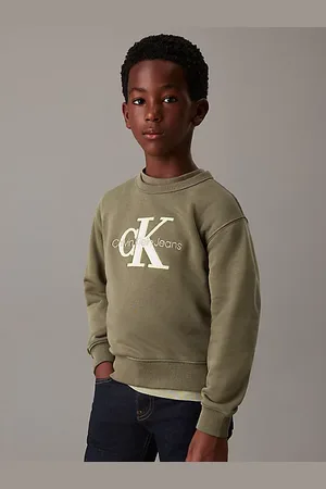 Calvin Klein Hoekig sweatshirt met logo