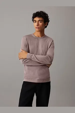 Calvin Klein Trui van merinozijde