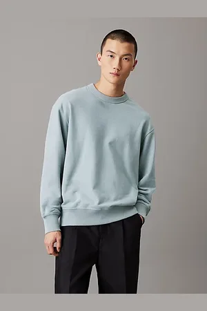 Calvin Klein Relaxt Sweatshirt van katoen met textuur