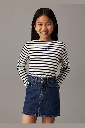 Calvin Klein Gestreept T-shirt met lange mouwen