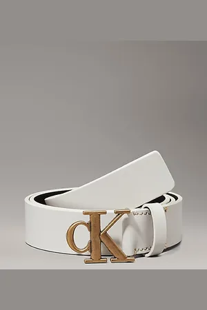 Calvin Klein Leren riem met logo