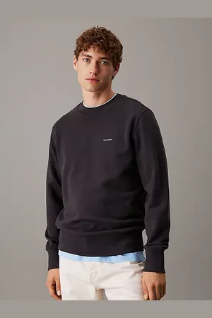 Calvin Klein Sweatshirt met embleem van badstofkatoen