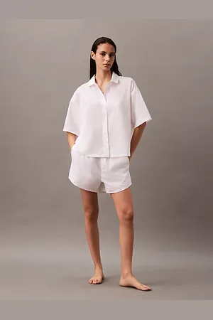 Calvin Klein Korte pyjamabroek van poplinkatoen