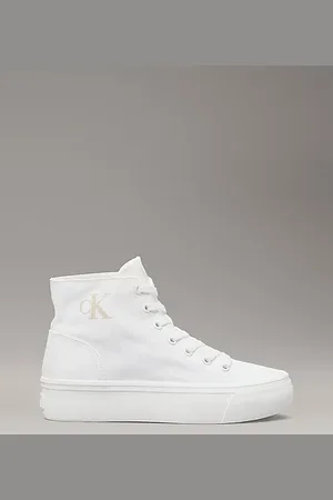 Calvin Klein Canvas high-top plateausneakers