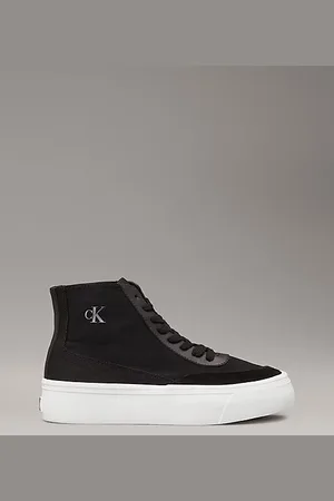 Calvin Klein Canvas high-top plateausneakers