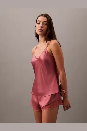Calvin Klein Satijnen Cami pyjamatop