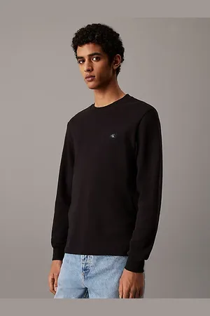 Calvin Klein Slim wafel-T-shirt met lange mouwen