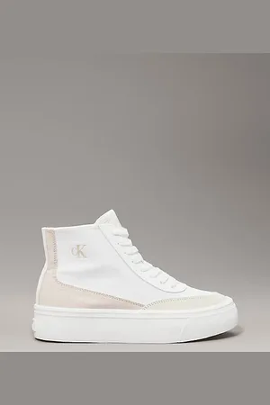 Calvin Klein Canvas high-top plateausneakers