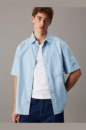 Calvin Klein Oxford overhemd met korte mouwen