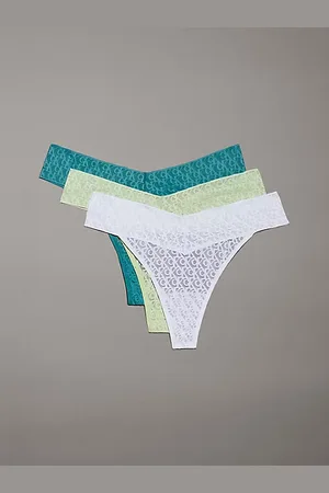 Calvin Klein 3 -pack laag uitgesneden strings - Icon Logo Lace