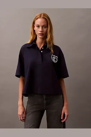 Calvin Klein Poloshirt van jersey katoen met logo
