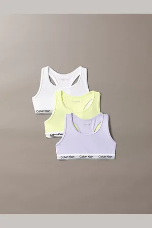 Calvin Klein 3-pack meisjes Bralettes - Icon Cotton Stretch