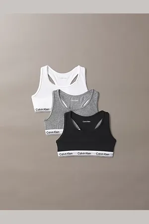 Calvin Klein 3-pack meisjes Bralettes - Icon Cotton Stretch