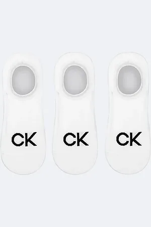 Calvin Klein 3-pack zachte footies van gekamd katoen