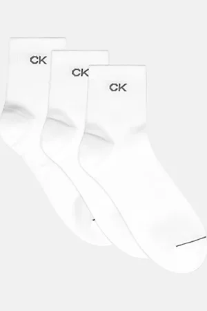 Calvin Klein 3-pack zachte quarter crewsokken van gekamd katoen