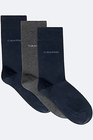 Calvin Klein 3-pack zachte crewsokken van gekamd katoen