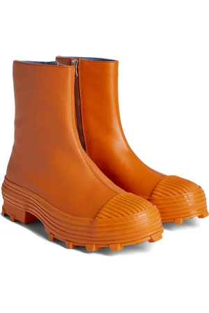 Laarzen Boots voor dames in de kleur oranje FASHIOLA.be