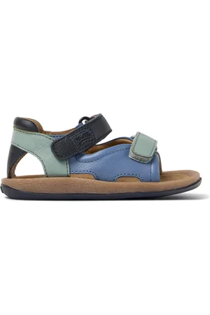 Camper Twins - Sandalen voor Firstwalkers - ,Groen, maat 21, Smooth leather