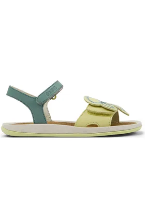 Camper Twins - Sandalen voor Meisjes - ,Groen, maat 25, Smooth leather
