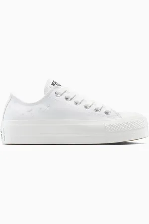 Converse Chuck Taylor All Star Lift Platform Embroidered Flowers