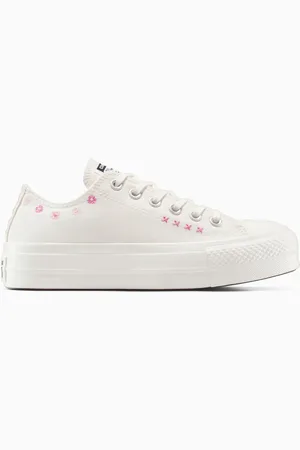 Converse Chuck Taylor All Star Lift Floral Embroidery Low Top