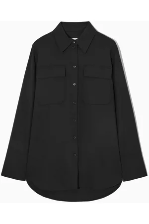 COS Dames Overhemden - TAILORED LIGHTWEIGHT WOOL OVERSHIRT