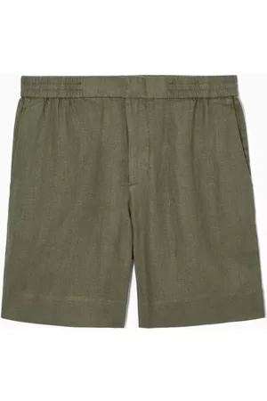 COS Heren Shorts - ELASTICATED LINEN SHORTS