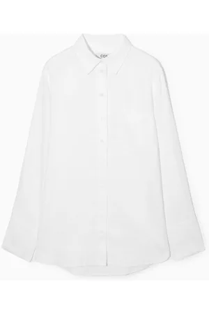 COS Dames Oversized Overhemden - OVERSIZED LINEN SHIRT