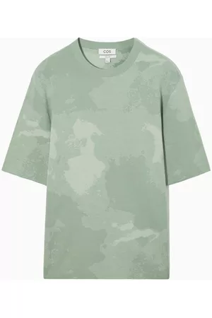 COS Heren T-shirts - RELAXED-FIT JACQUARD T-SHIRT