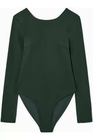 COS Dames Lange mouw - OPEN-BACK LONG-SLEEVED SWIMSUIT