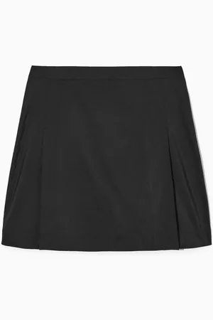 COS Shell-Panel A-Line Mini Skirt