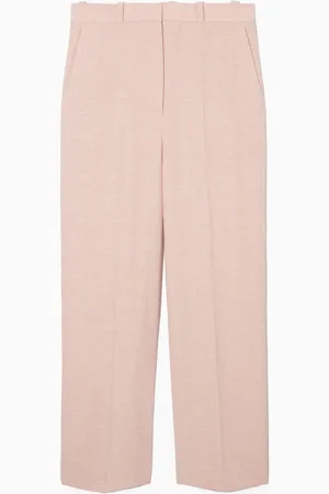 COS Wide-Leg Textured Trousers in