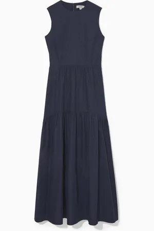 COS Open-Back Tiered Dress