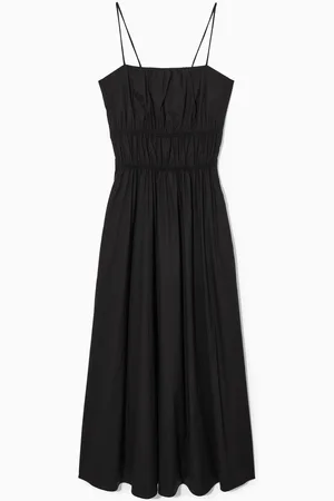 COS Gathered Bustier Midi Dress