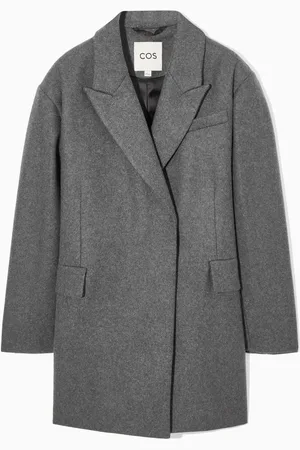 COS Oversized Power-Shoulder Wool Coat