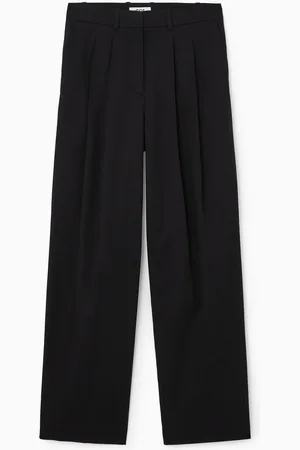 COS Relaxed Cotton Wide-Leg Trousers