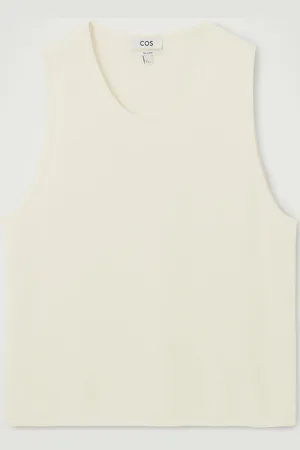 COS Ribbed-Knit Crew-Neck Tank Top