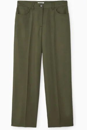 COS Regular Fluid Straight-Leg Trousers in