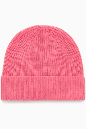 COS Ribbed Wool And Cashmere Beanie